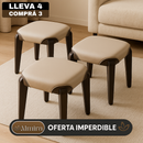 [Llevá 4 Pagá 3] Banquetas de Cuero Legítimo Acolchonadas con Diseño Moderno y Elegante