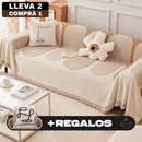 [Llevá 2 Pagá 1] Funda para Sofá Bella de Algodón (Tu Sofá Renovado y con Estilo) +REGALOS: 2 Fundas para Almohadones