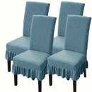 [Llevá 6 Pagá 3] Fundas de Lujo Elásticas Noele con Protección Antimanchas y Ajuste Perfecto (¡Transformá tus sillas en segundos!)