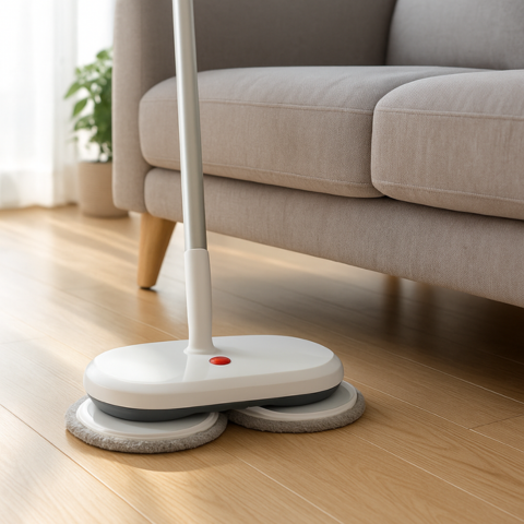 [Comprá 1 Llevá 2] Mopa Eléctrica Inteligente sin Cable con Spray Automático +3 Repuestos Gratis