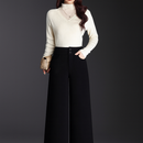 [Llevá 3 Pagá 2] Pantalón Social Femenino en Seda Hielo y Poliéster Nolita (Diseño Fino y Encantador)