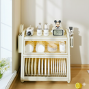 [Llevá 2 Pagá 1] Organizador de Platos MyLife en Acero Inoxidable con Vidrio Templado y Divisiones Inteligentes +REGALO: Kit de Utensilios de Cocina