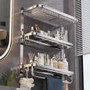 [Llevá 2 Pagá 1] Organizador de Baño de Acero Inoxidable de 3 Niveles + REGALO: 2 Mini Soportes Inox