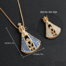 [Llevá 2 Pagá 1] Collar en Piedras de Circonia Bañado en Oro