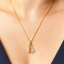 [Llevá 2 Pagá 1] Collar en Piedras de Circonia Bañado en Oro