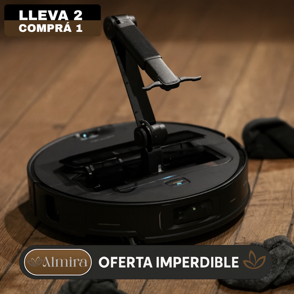 [Llevá 2 Pagá 1] Robot Aspirador Inteligente con Sensor Anti-Caída Aspira, Barre, Ordena y Pasa Paño