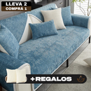 [Llevá 2 Pagá 1] Funda de Sofá Completa en Algodón y Poliéster +2 REGALOS: Almohadones