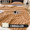 ¡Promo! Llevá 2, Pagá 1 – Frazada 100% Algodón Premium + 2 Fundas GRATIS