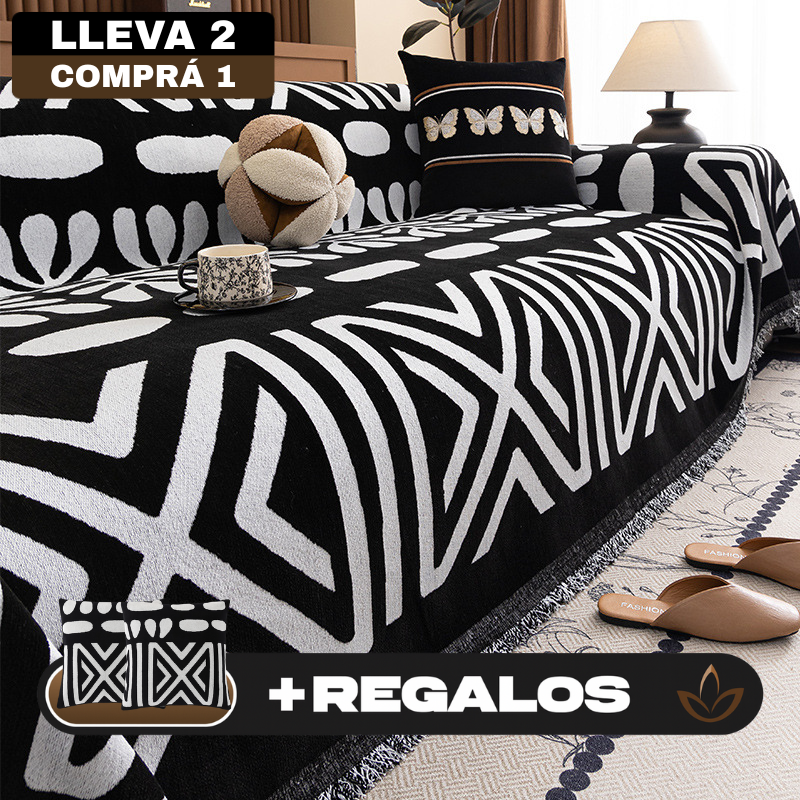[Llevá 2 Pagá 1] Funda para Sofá Confortable (Calidad y Comodidad Para Tu Hogar) +2 REGALOS: 2 Fundas para Almohadones